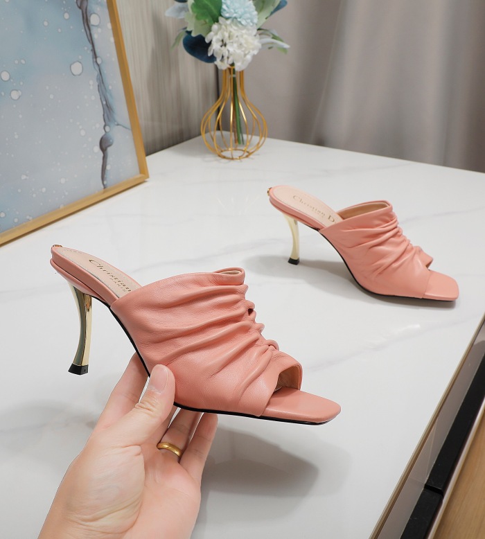 Dior D-Fame Heeled Sandal Pumps Size 35-41 5-Color
