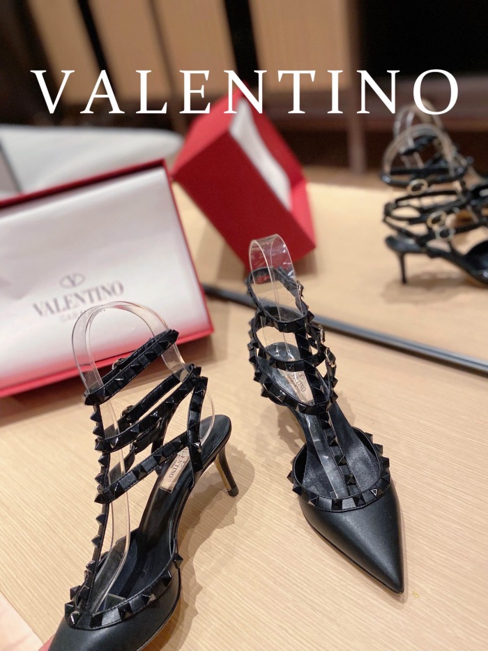 Valentino Rockstud Ankle Strap Pumps Size 35-41 4-Color