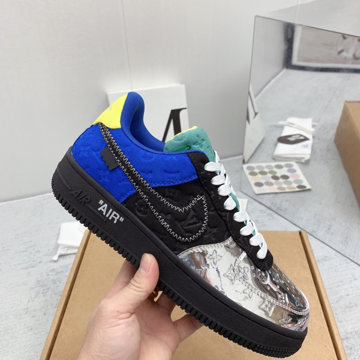 Louis Vuitton x Off White x Air Force 1 Sneaker Size 36-45   9-Color