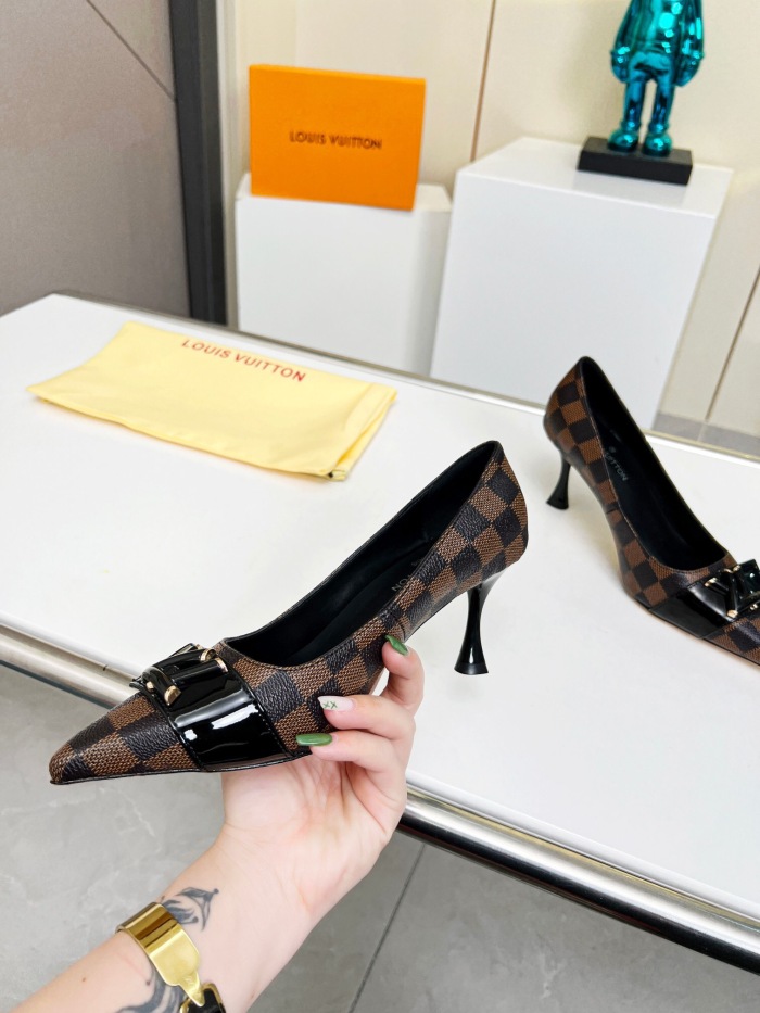 Louis Vuitton Signature Pumps Size 35-41 4-Color