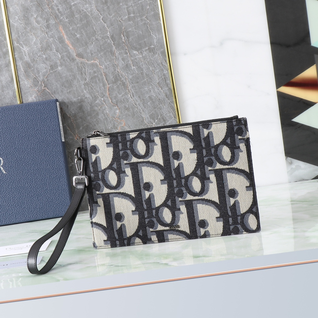 Dior Mens/Women oblique Clutch Bags 26.5*17.5*1 cm