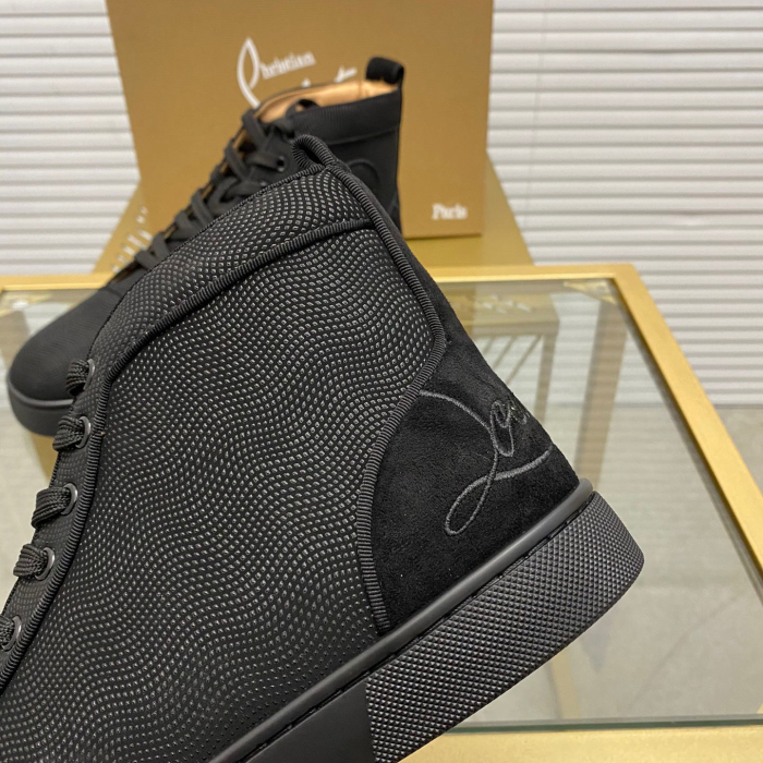 Christian Louboutin Louis High-Top Sneaker Size 36-46  8-Color