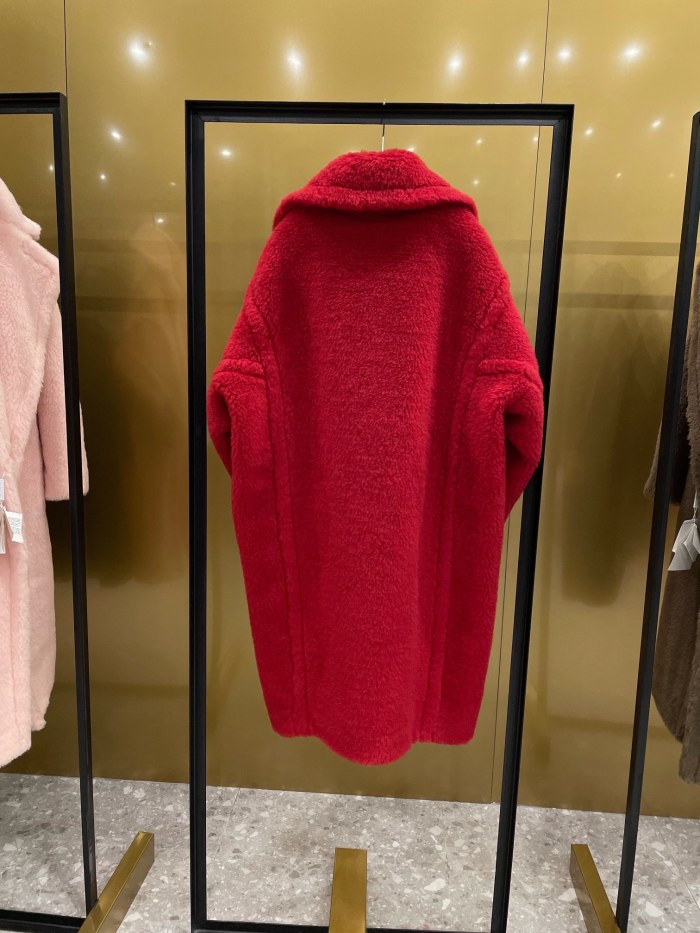 Max Mara Teddy fur long coat Size XS-M