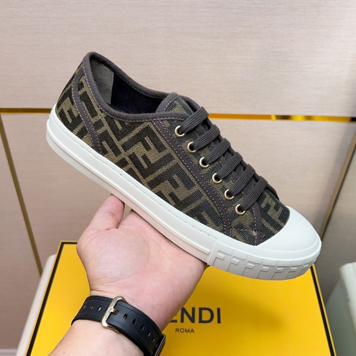Fendi Domino Low Top Sneaker Size 35-46  4-Color