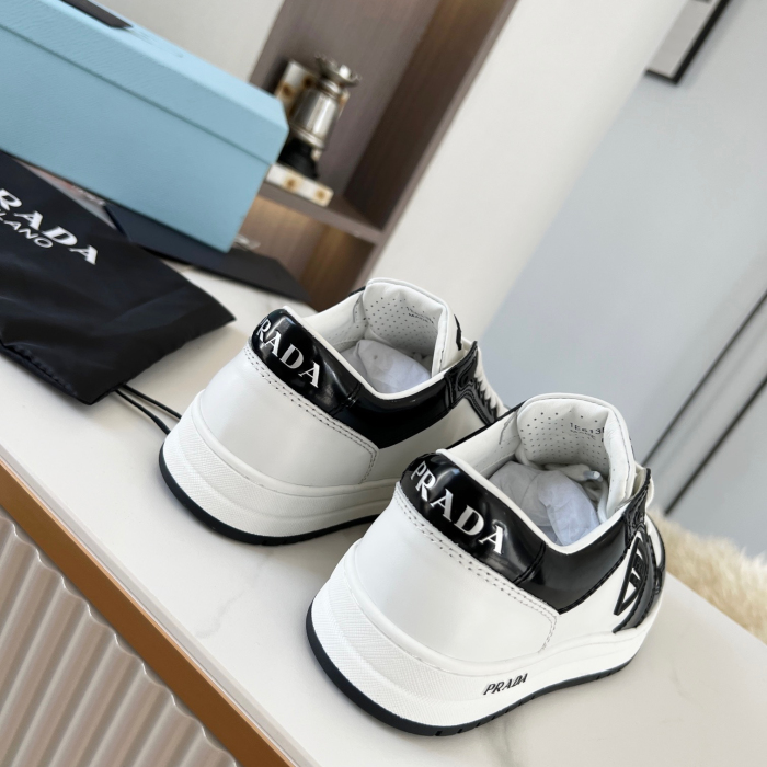 Prada District Leather Sneaker Size 36-45   5-Color