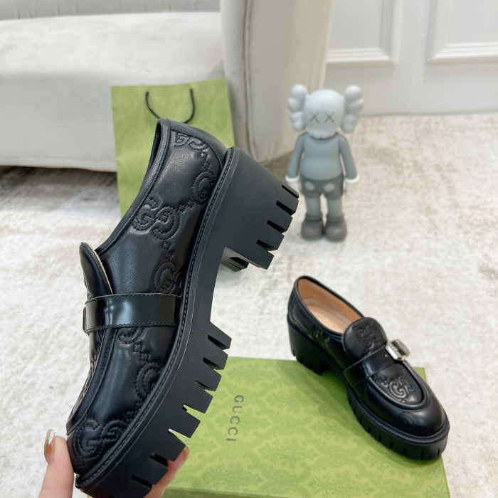 Gucci GG Matelassé Loafers Size 35-41 2-Color
