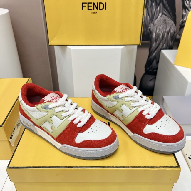 Fendi Match Low Top Sneaker Size 35-45 4-Color