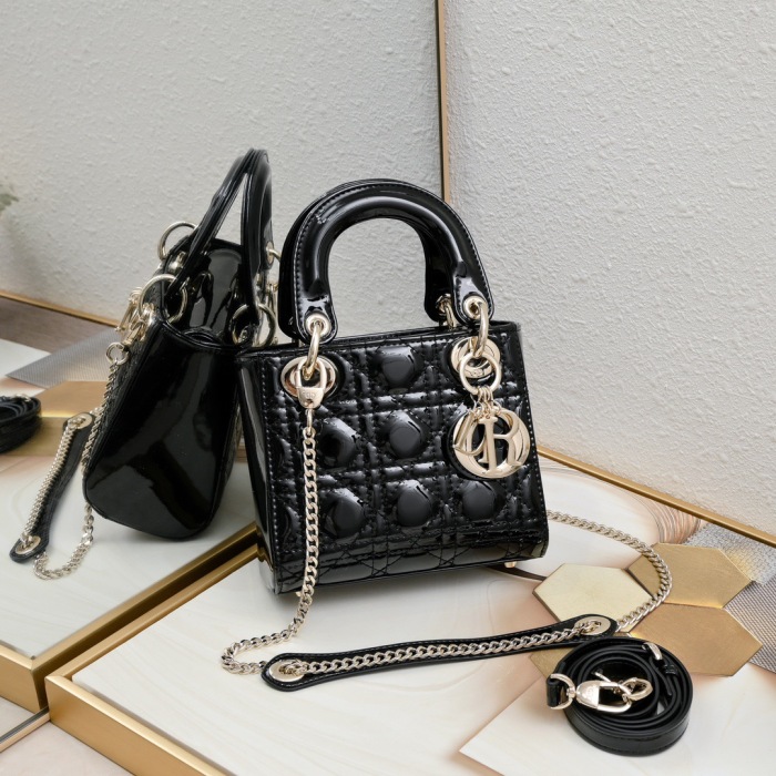 Dior Mini Lady Classic Women Shoulder Bags 17cm