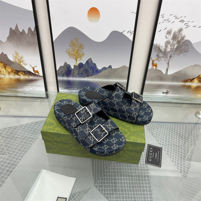 Gucci Sandal Slippers with Straps Size 39-46 5-Color