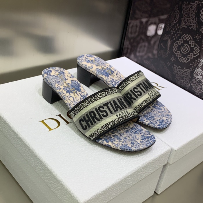 Dior Dway Heeled Sandal Pumps Size 35-41 8-Color