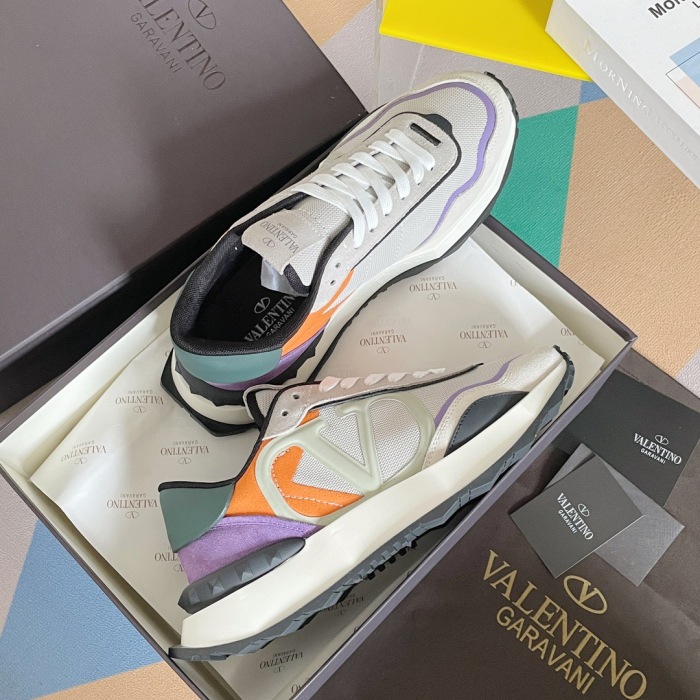 Valentino Netrunner Fabric Sneaker Size 36-45   4-Color