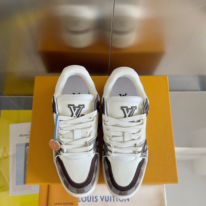 Louis Vuitton LV Trainer Damier New Men Sneaker Size 40-45