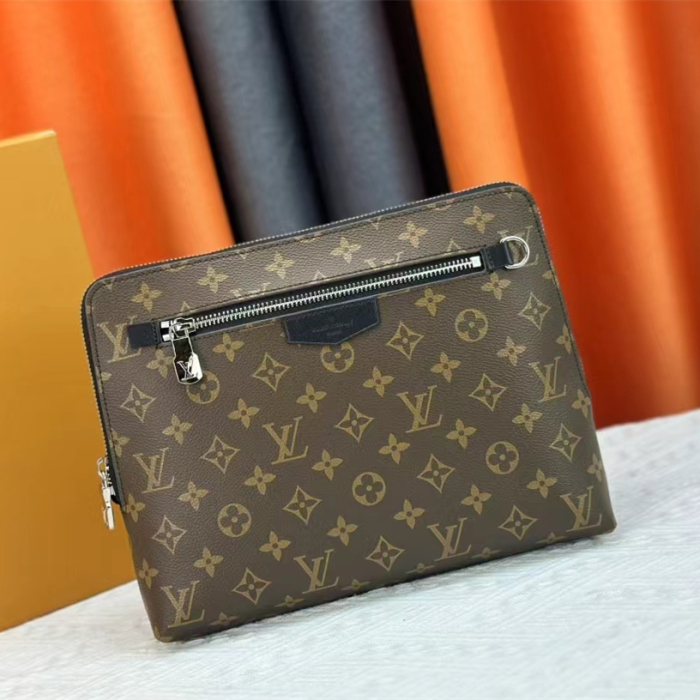 Louis Vuitton New Pouch Damier Graphite  Clutch Bags Size 21*27*5cm