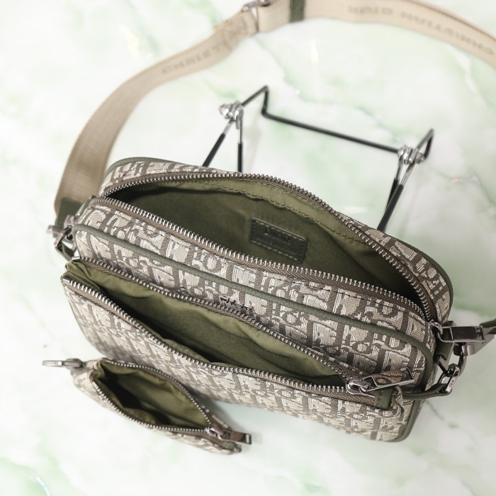 Dior Oblique Men Shoulder Bags Size 18*25*5cm