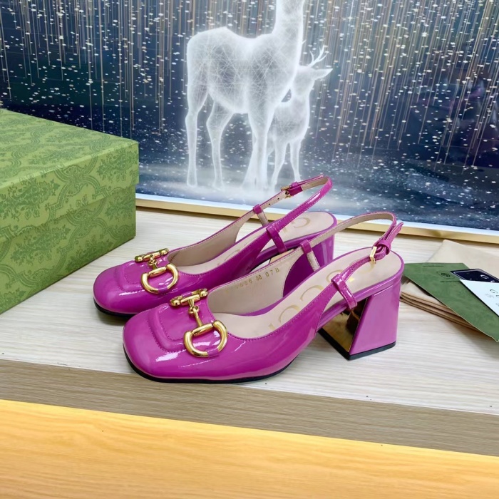 Gucci Slingback With Horsebit Pumps Size 35-41 7-Color