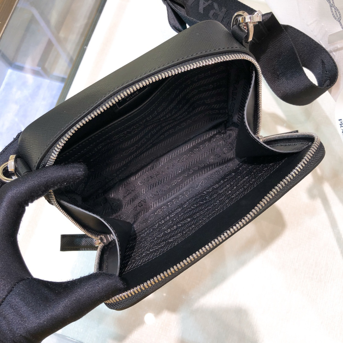 Prada 2VH070 Saffiano Leather Prada Brique Bags Size 19*12.5*5.5cm