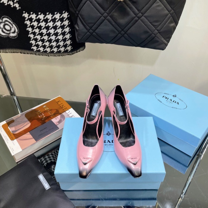 Prada Brushed Leather Pumps Size 35-41 5-Color