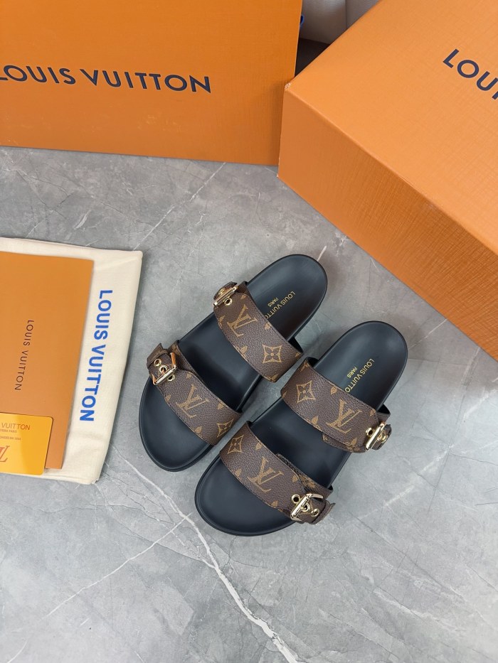 Louis Vuitton Slippers Size 36-45 6-Color