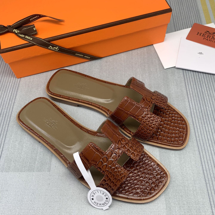 Hermes Oran Slippers Size 35-41  12-Color