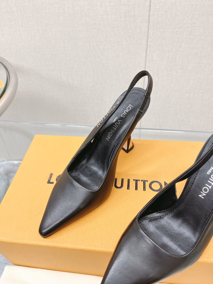 Louis Vuitton Sparkle Slingback Pumps Size 35-41 5-Color