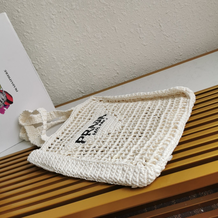 Prada 1BG393 Raffia Tote Bags Size 36*38*3cm