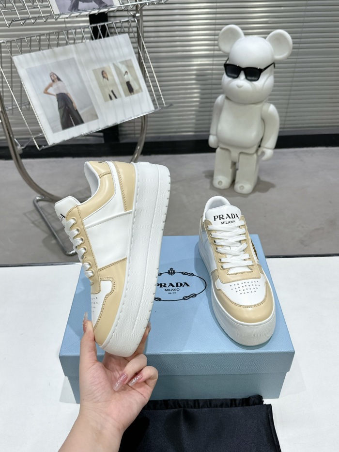 Prada 2024 New Downtown Bold leather Sneaker Size 36-41
