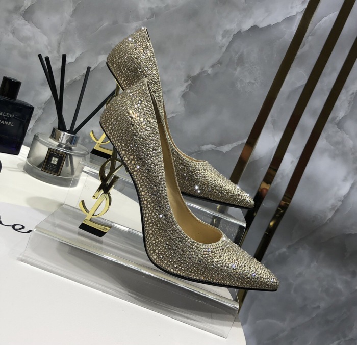 YSL Full Diamond Pumps Size 35-41