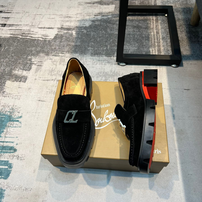 Christian Louboutin CL Moc Dune Loafers Size 39-45 3-Color