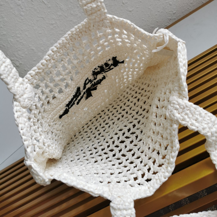 Prada 1BG393 Raffia Tote Bags Size 36*38*3cm