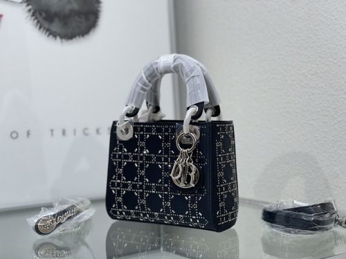 Dior Lady Women Shoulder Bags 17*15*7cm