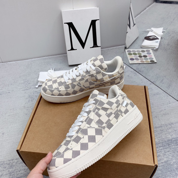 Louis Vuitton x Off White x Air Force 1 Sneaker Size 36-45   9-Color