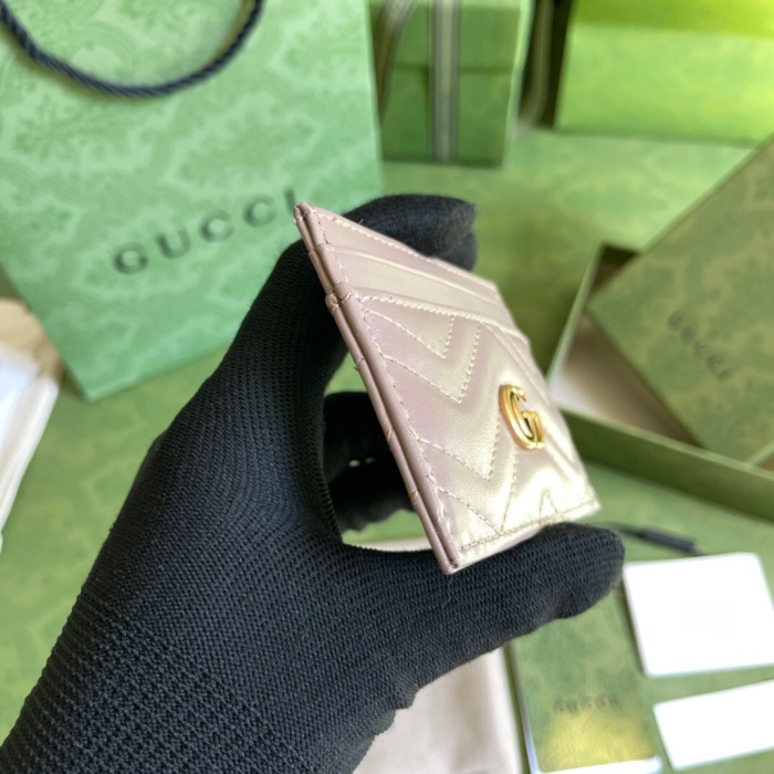Gucci GG Marmont card case Size 10*7cm Style: 443127