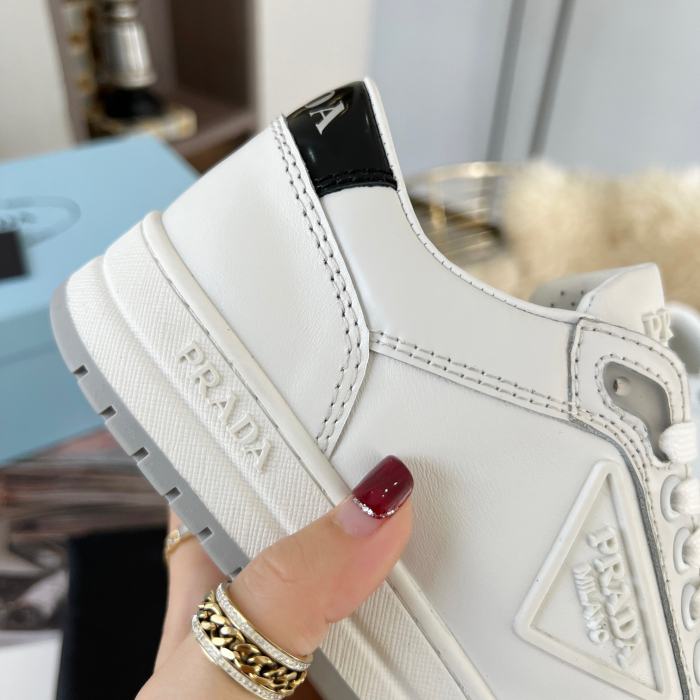 Prada District Leather Sneaker Size 36-45   5-Color