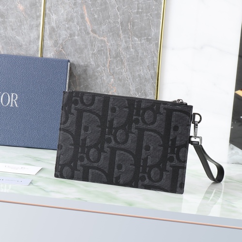 Dior Mens/Women oblique Clutch Bags 26.5*17.5*1 cm