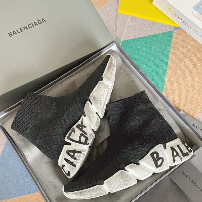 Balenciaga Speed 2.0 Graffiti Sneaker Size 35-45  5-Color