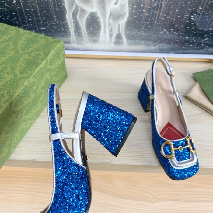 Gucci Slingback With Horsebit Pumps Size 35-41 5-Color