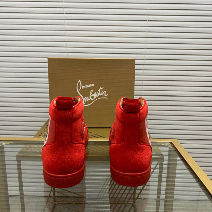 Christian Louboutin Louis High-Top Sneaker Size 36-46  7-Color