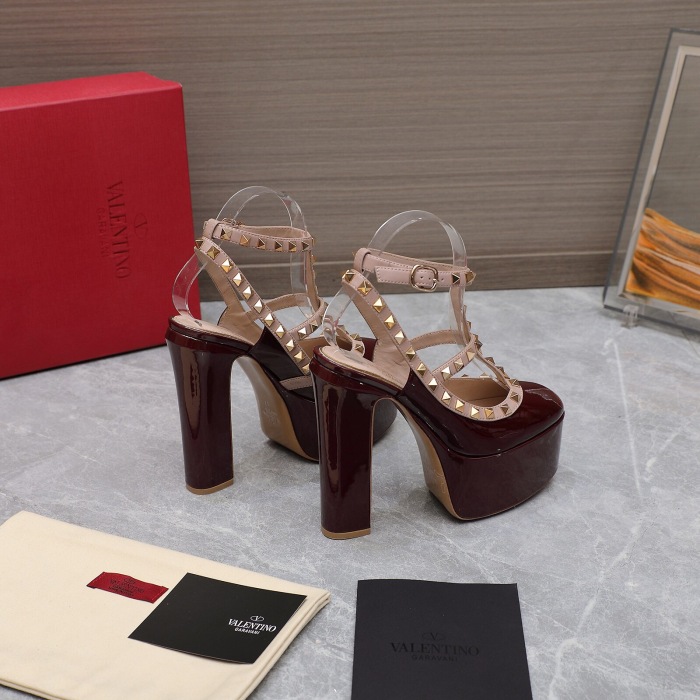 Valentino Rockstud Platform Pumps Size 35-41 6-Color