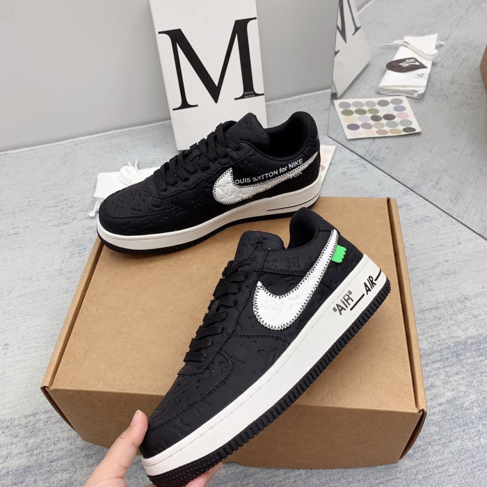 Louis Vuitton x Off White x Air Force 1 Sneaker Size 36-45   8-Color