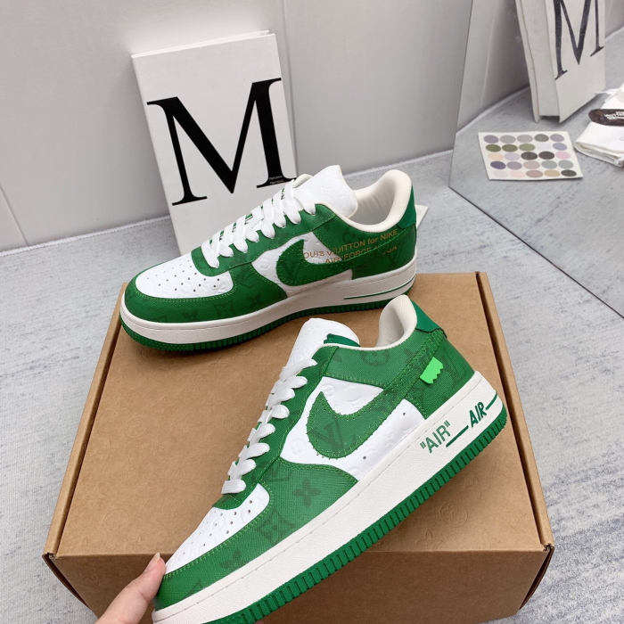 Louis Vuitton x Off White x Air Force 1 Sneaker Size 36-45   9-Color