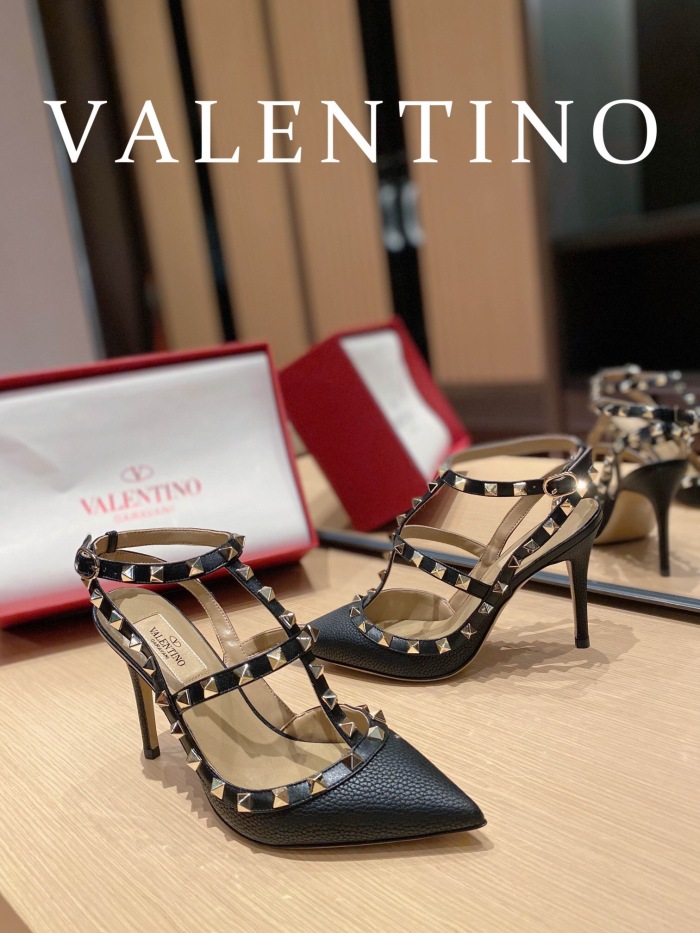 Valentino Rockstud Ankle Strap Pumps Size 35-41 11-Color