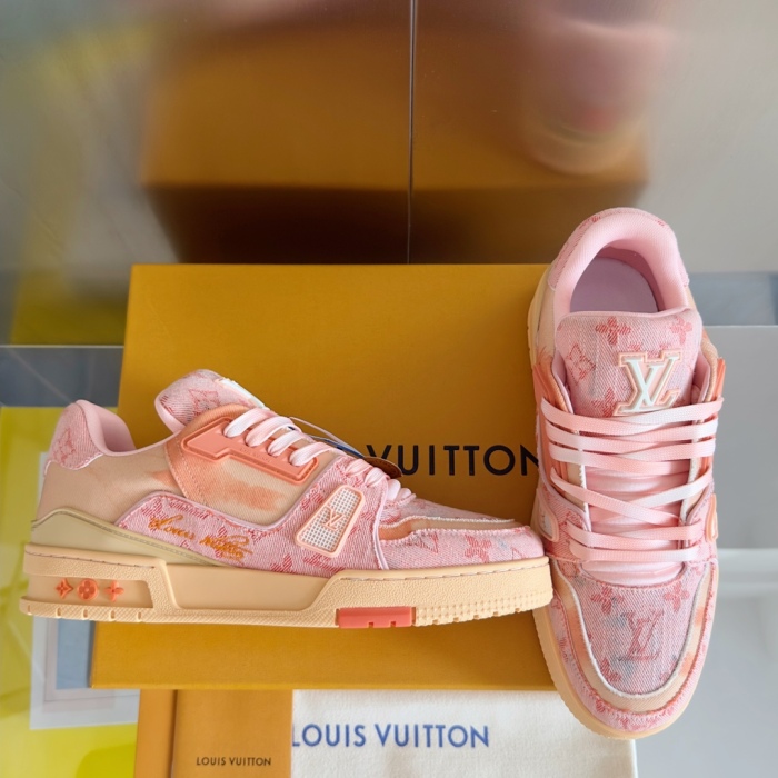 Louis Vuitton LV Trainer Monogram New Sneaker Size 36-46