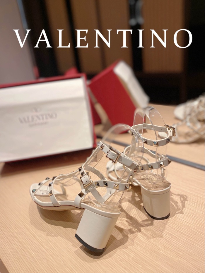 Valentino Rockstud Calfskin Ankle Strap Pumps Size 35-41 6-Color