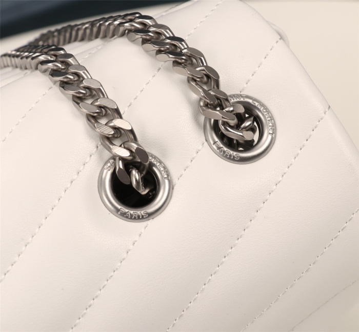 YSL Lou Lou Puffer Women Shoulder Bags Size 30cm