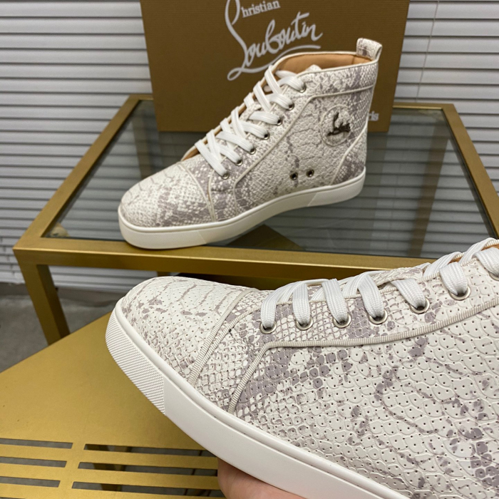 Christian Louboutin Louis High-Top Sneaker Size 36-46  8-Color