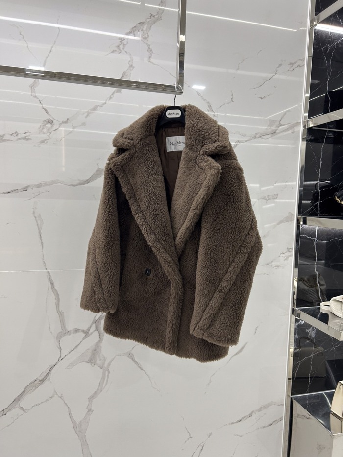 Max Mara Teddy fur Short coat Size XS-M