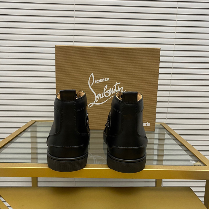 Christian Louboutin Lou Spikes High-Top Sneaker Size 36-46  10-Color