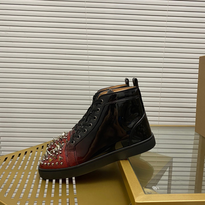Christian Louboutin Lou Pik Pik High-Top Sneaker Size 36-46  7-Color