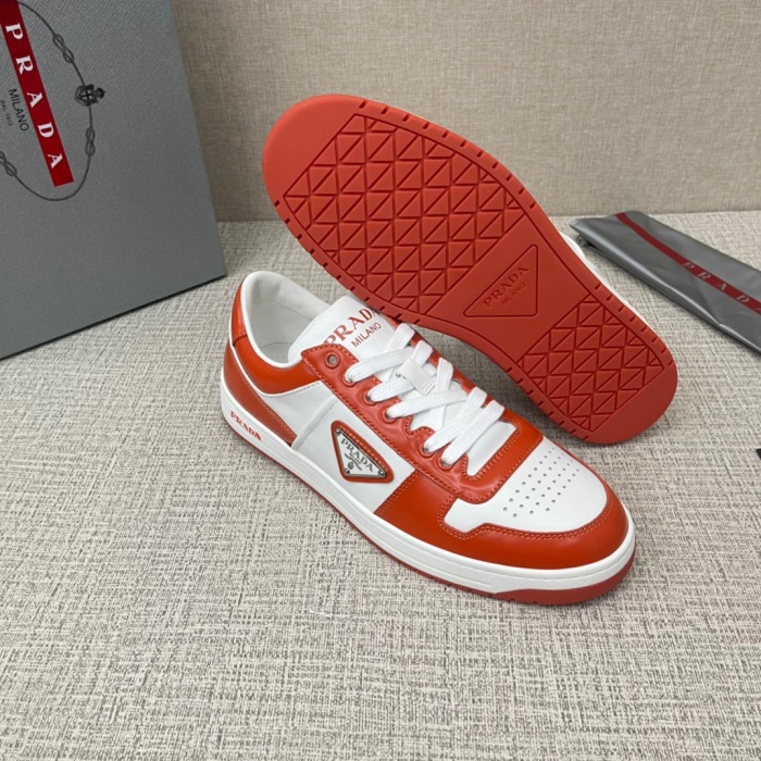 Prada Downtown Leather Sneaker Size 36-45   10-Color