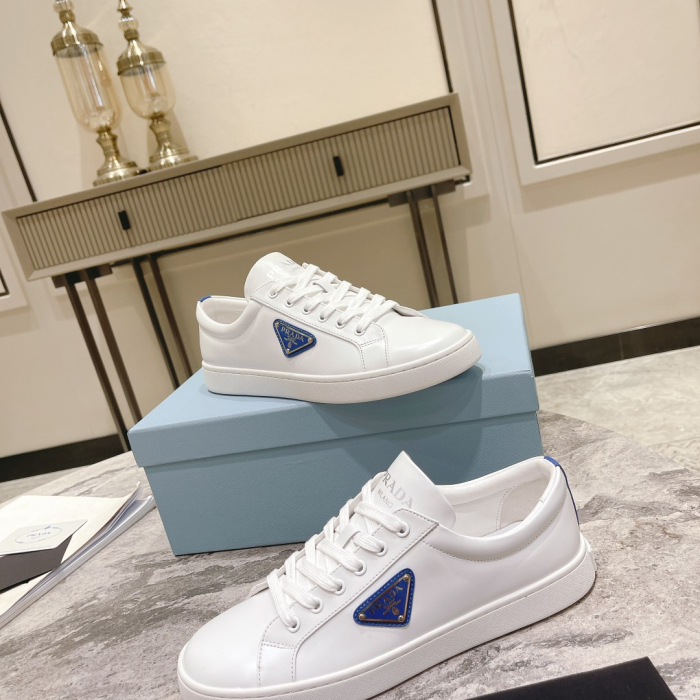 Prada Brushed Leather Sneaker Size 36-45   4-Color